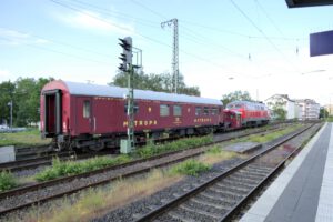 Frankfurt-Höchst, Diesellokomotive, 218 191-5, Köf, 322 607, Mitropa,