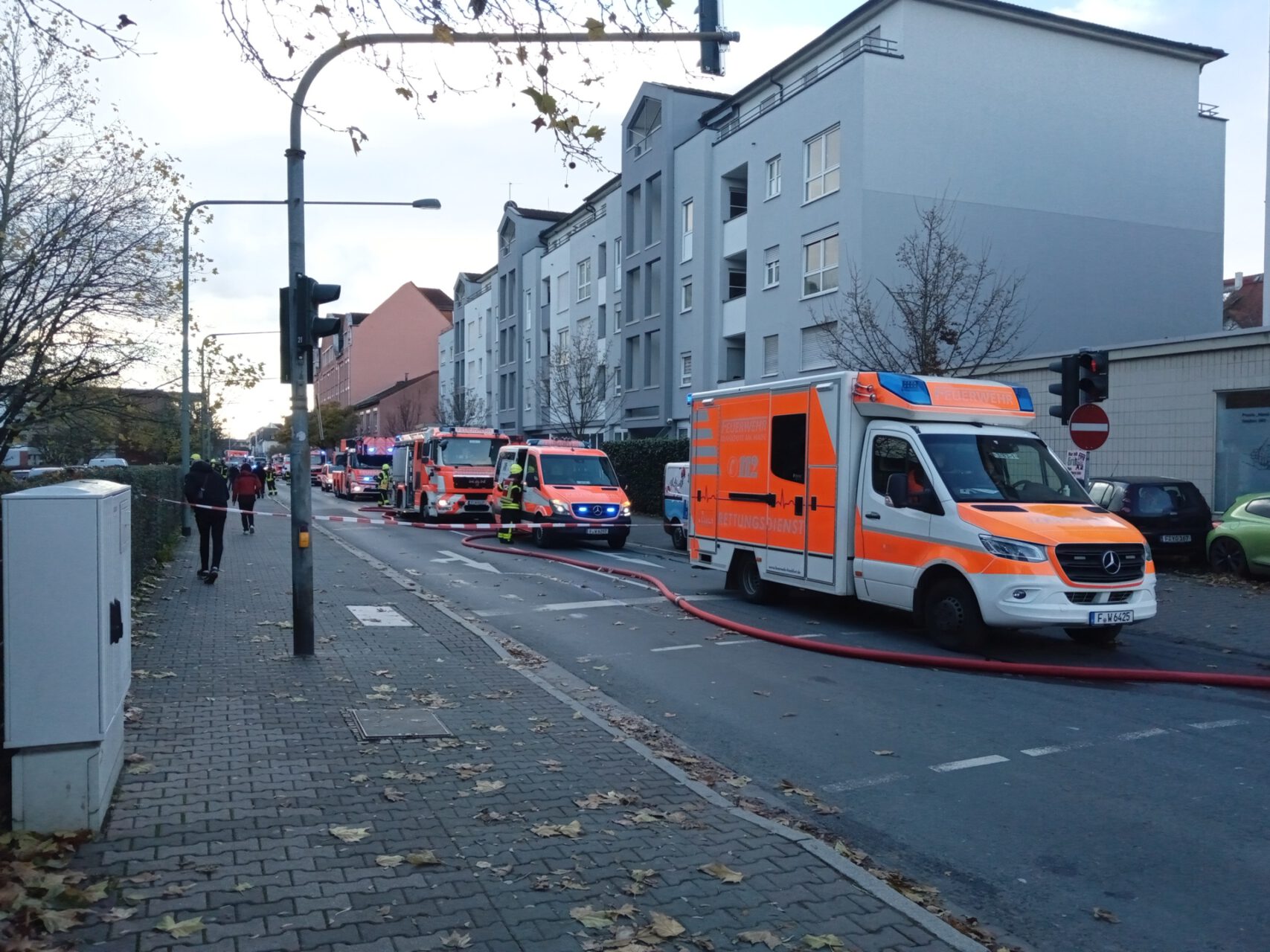 Frankfurt am Main, Unterliederbach, Gotenstraße, Kellerbrand